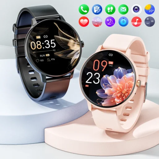 Karchilor 2024 Women’S Smartwatch Bluetooth Call 1.39 Touch Screen smart watches for men Health MonitoringIp67Waterproof Fitness