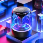 Portable Speakers Bluetooth Column Wireless Bluetooth Speaker Powerful Bass Radio with Variable Color LED Light