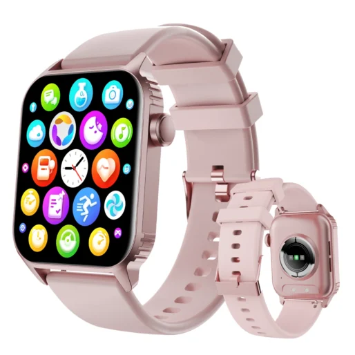 TG08 Smart Watch, 1.85″Smartwatch for Men Women (Answer/Make Call), Fitness Tracker with 100+ Sport Modes, Waterproof Watch.