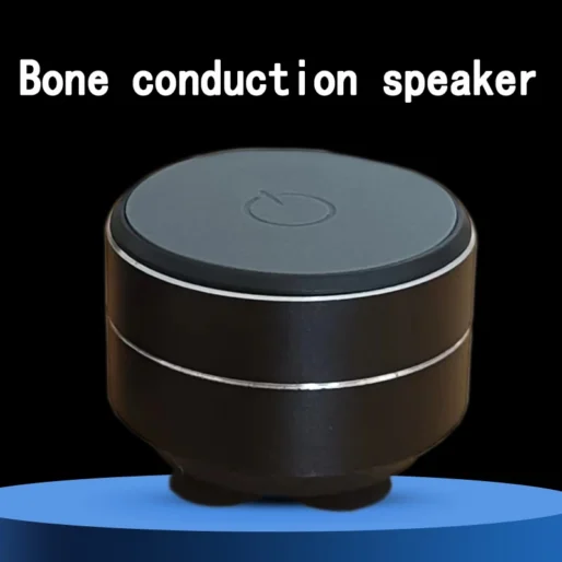 Bone conduction wireless speaker – sucker mount, TWS hi-fi sound enhanced bass, wearable loop, resonance features dynamic audio